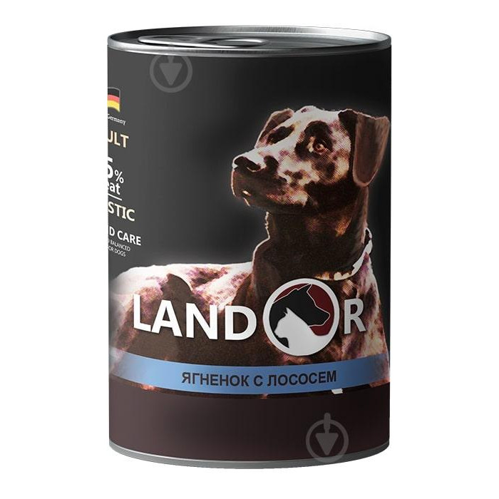 Landor Adult All Breed Lamb&Salmon 400 г (4250231539060) - зображення 1