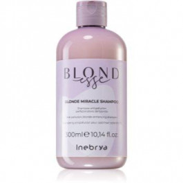   Inebrya BLONDesse Blonde Miracle Shampoo очищуючий детокс шампунь для освітленого волосся 300 мл