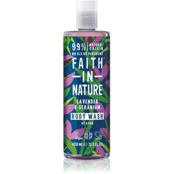 Faith In Nature Lavender & Geranium гель для душу з релакс-ефектом 400 мл - зображення 1