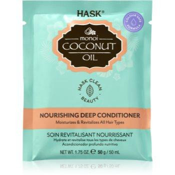 Hask Monoi Coconut Oil відновлюючий кондиціонер для блиску та шовковистості волосся 50 мл - зображення 1