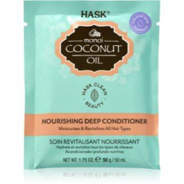   Hask Monoi Coconut Oil відновлюючий кондиціонер для блиску та шовковистості волосся 50 мл