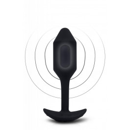   B-Vibe Snug Plug 2 , силіконова, чорна (BV-014 BLK)