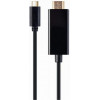 Cablexpert USB-C to HDMI 2m Silver (A-CM-HDMIM-02) - зображення 1