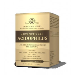   Solgar Пробиотики (Advanced 40+ Acidophilus) 60 капсул (SOL00027)