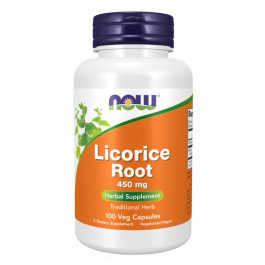   Now Foods Licorice Root 450 mg 100 caps (Корень солодки)