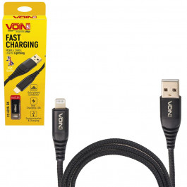   VOIN USB - Lightning 1m Black (CC-4201L BK)