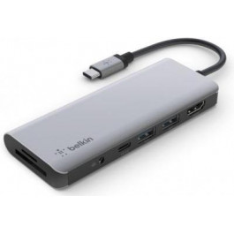   Belkin USB-C 7-in-1 Multiport Dock (AVC009BTSGY)