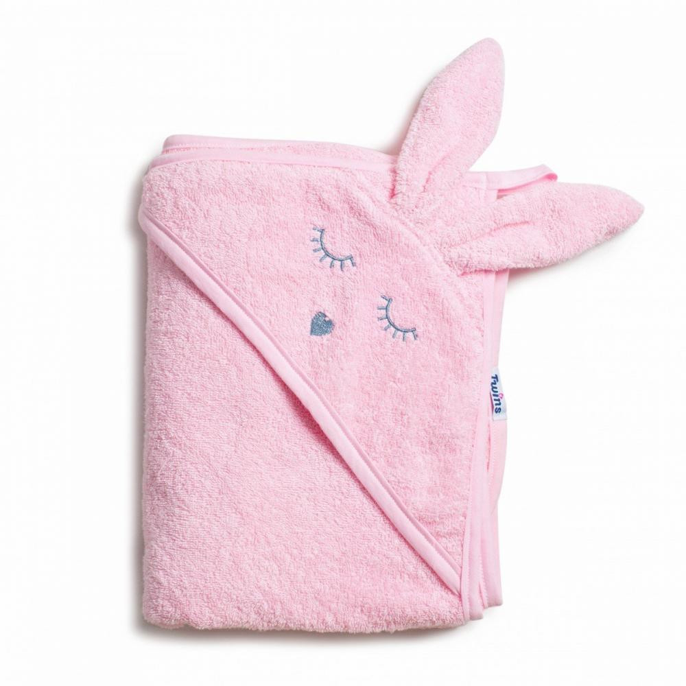 Twins Детское полотенце  Rabbit 100x100 Pink (1500-TANК-08) - зображення 1