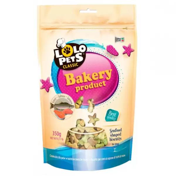 Lolo Pets Classic Bakery Бисквиты с лососем 350 г (5904479808073) - зображення 1