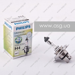   Philips H4 EcoVision LongLife 12V 60/55W (12342LLECOC1)