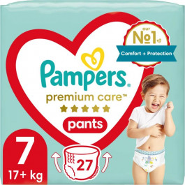   Pampers Premium Care Pants 7, 27 шт