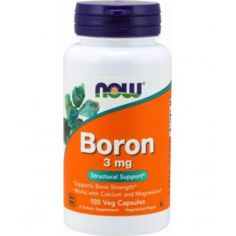   Now Бор (Boron) 3000 мкг 100 капсул (01410)