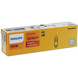   Philips H6W 12V 6W 10шт (12036CP)