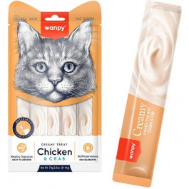   Wanpy Creamy Lickable Treats Chicken & Crab Кремові ласощі з куркою та крабом для котів 70 г (RAC-56)