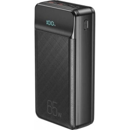   XO Power Bank PR201 2USB+Type-C PD&QC3.0 65W 30000mAh Black