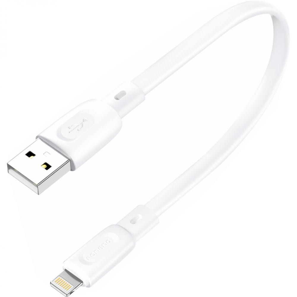 Foneng X107 USB to Lightning 0.25m White (X107-CA-IP) - зображення 1