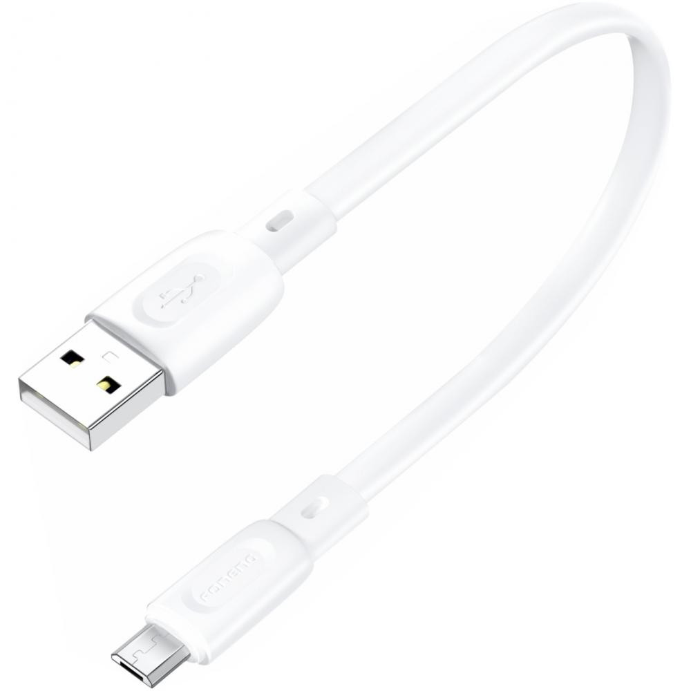 Foneng X107 USB to Micro USB 0.25m White (X107-CA-MU) - зображення 1