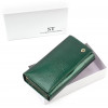 ST Leather Лаковый кошелек с монетницей на защелке  (16275) (S8001A Green) - зображення 9