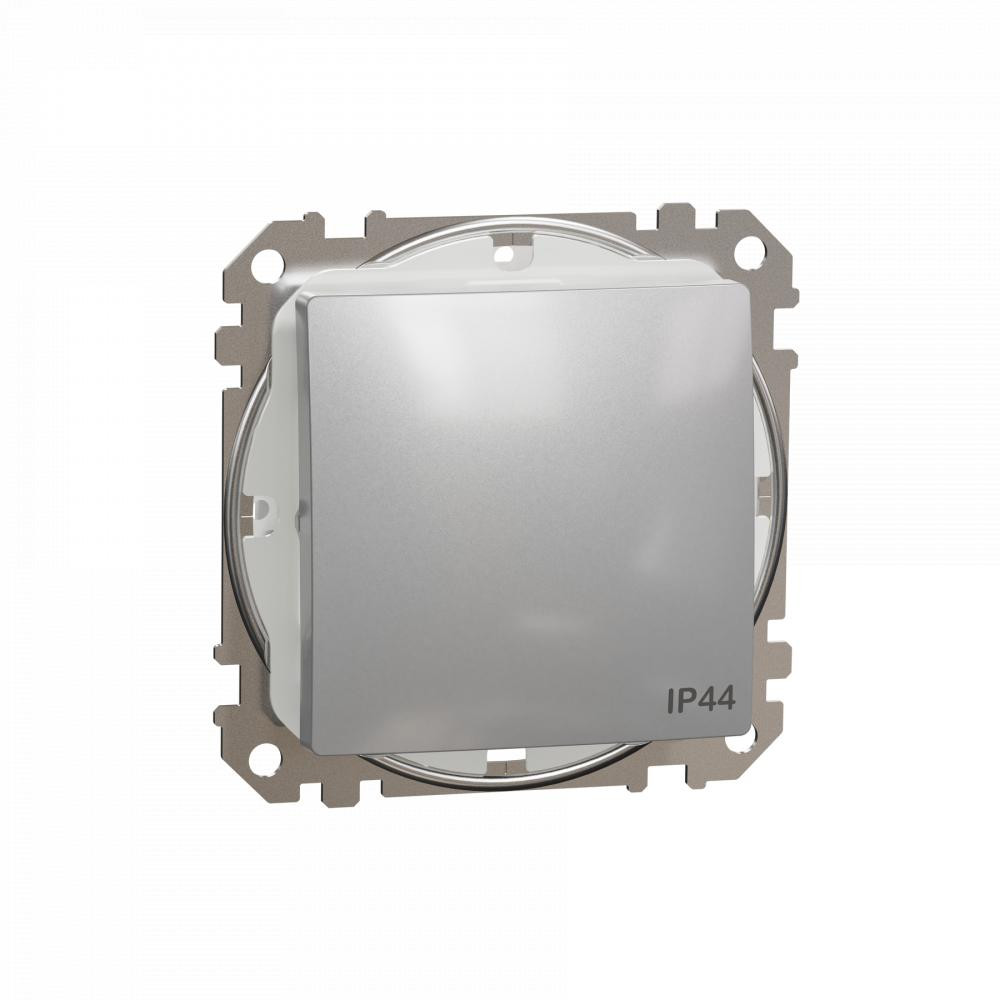 Schneider Electric Перемикач 1-кл IP44  Sedna Design SDD213106 Алюміній - зображення 1