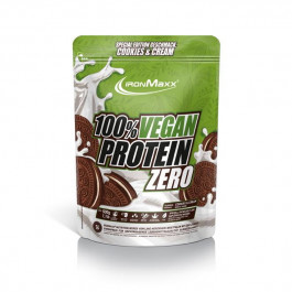   IronMaxx 100% Vegan Protein Zero 500 g /16 servings/ Cookies-Cream