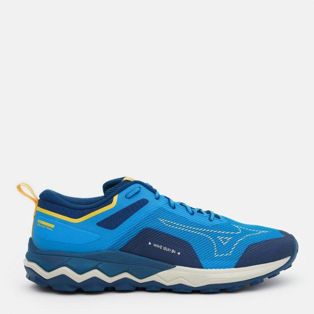 Mizuno Чоловічі кросівки для бігу  Wave Ibuki 4 J1GJ227303 43 (9UK) 28 см Синій/Темно-Синій/Жовтий (5059431 - зображення 1