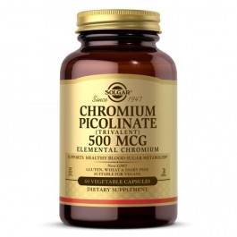   Solgar Chromium Picolinate 500 mcg 60 Vegetable Capsules (SOL-00871)