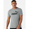 PUMA Футболка  Ess Logo Tee 58666603 M Medium Gray Heather (4063697404564) - зображення 1