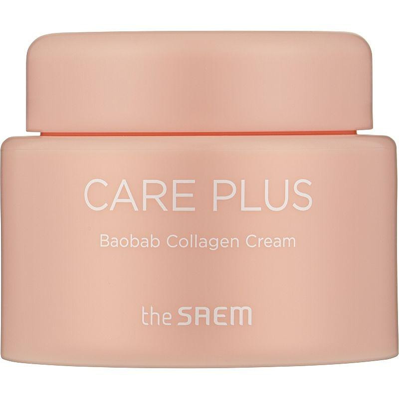 The Saem Колагеновий крем для обличчя  Care Plus Baobab Collagen Cream з екстрактом баобаба, 100 мл - зображення 1