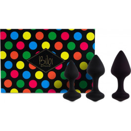   Feelztoys FeelzToys - Bibi Butt Plug Set 3 pcs Black (SO5065)