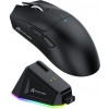 ATTACK SHARK X11 Wireless Gaming Mouse with Charging Dock Black - зображення 1