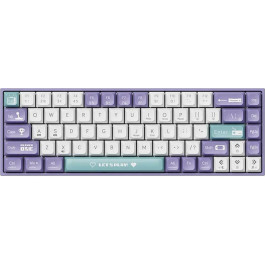   Ajazz AK680 Dual Red Switches Purple