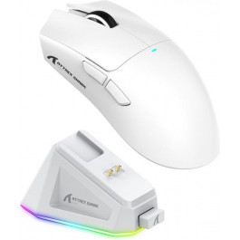   ATTACK SHARK X11 Wireless Gaming Mouse with Charging Dock White