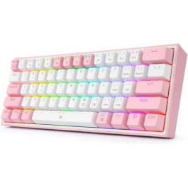   Redragon Fizz K616 Pro White-Pink RGB ENG