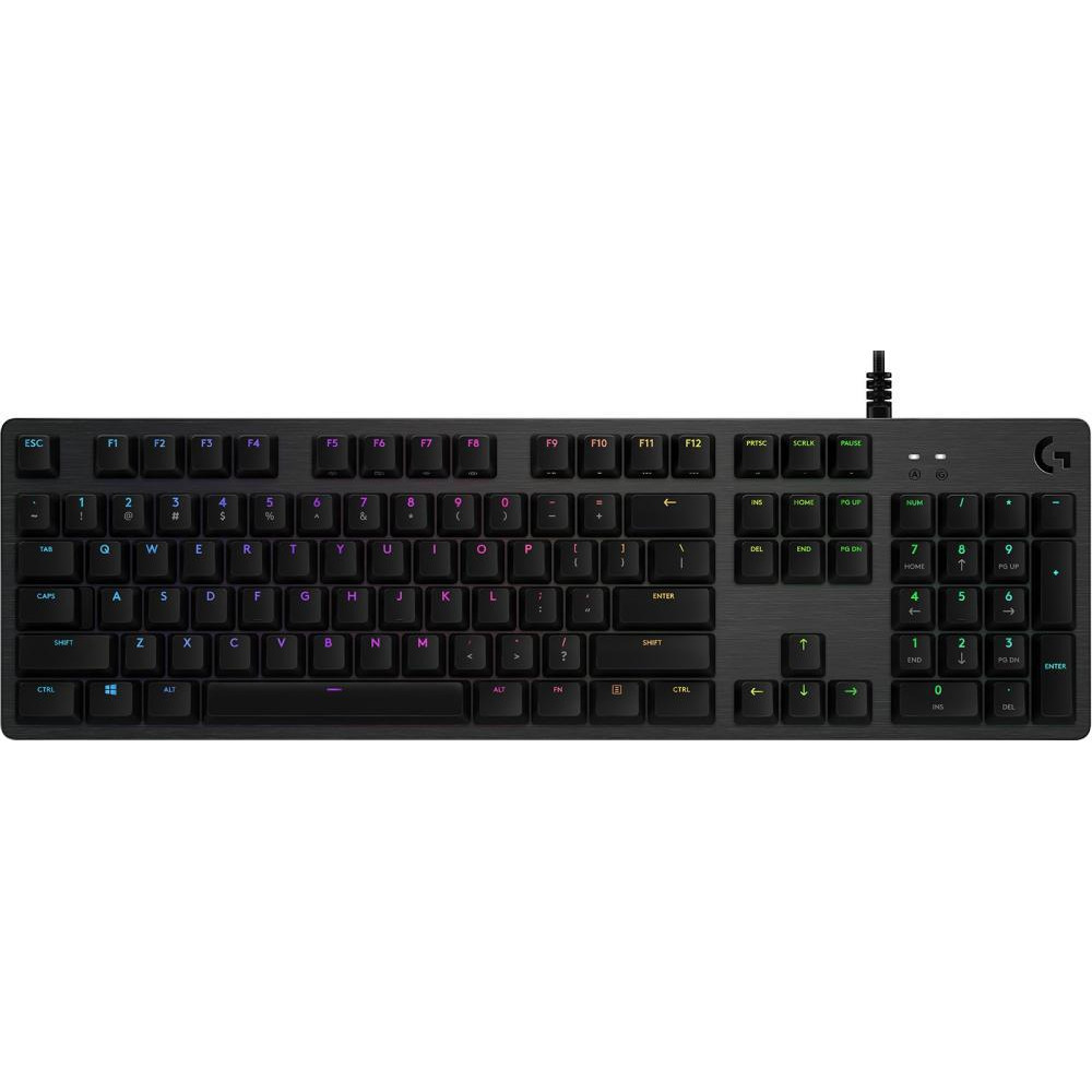 Logitech G512 Carbon Lightsync RGB GX Brown Tactile Carbon (920-009352) - зображення 1