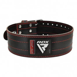   RDX RD1 4 Powerlifting Leather Gym Belt, Red XL (WPB-RD1R-XL)