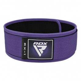   RDX RX1 4" Weight Lifting Belt For Women, Purple XS (WBS-RX1PR-XS)