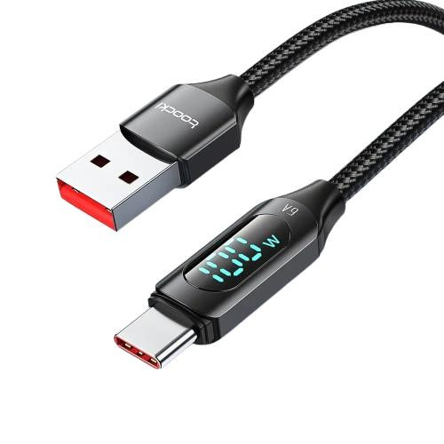 Toocki USB Type-A to USB Type-C 100W 2m Black (728953682066) - зображення 1