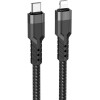 Hoco U110 USB Type-C to Lightning 20W 1.2m Black (6931474770547) - зображення 1