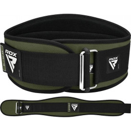   RDX X3 6" Weightlifting Neoprene Gym Belt, Army Green L (WBE-RX3AG-L)