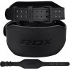 RDX 6" Leather Gym Belt, Full Black XL (WBS-6FB-XL) - зображення 1