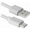 Defender USB08-10BH USB AM-MicroBM white (87468) - зображення 1