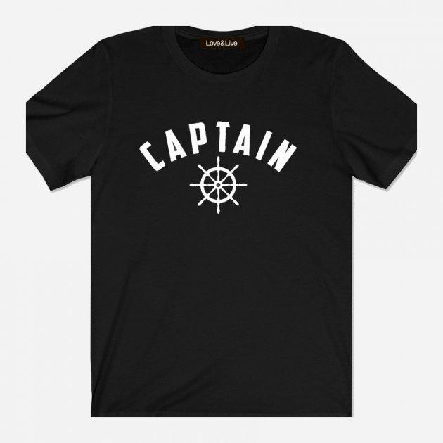 Love&Live Футболка  Captain (black) LLP00876 L Черная (LL2000000267333) - зображення 1