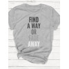 Zuzu Футболка  Find a way or fade away ZZ3-04304M.18P-20 S Серая (LL2000000132419) - зображення 1