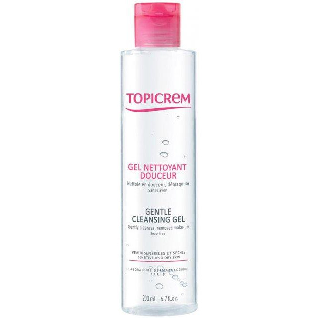 Topicrem Мягкий очищающий гель для лица  Gentle Cleansing Gel 200 мл (3700281702408) - зображення 1