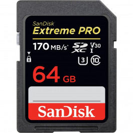   SanDisk 64 GB SDXC UHS-I U3 Extreme Pro SDSDXXY-064G-GN4IN