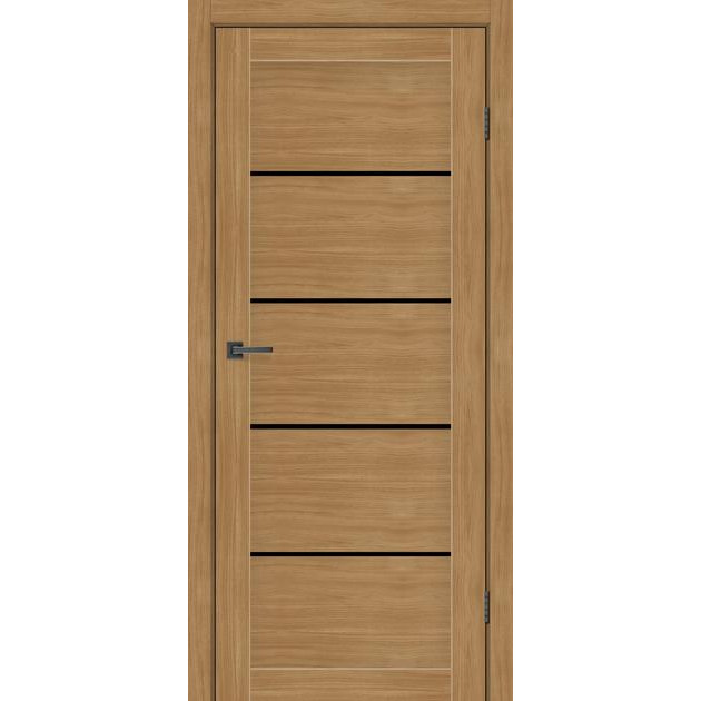 MS Doors Fashion Montana 80 см Дуб золотий/Чорне скло (144234) - зображення 1