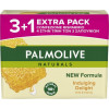 PALMOLIVE Тверде мило  Naturals Молочко та мед 3+1 90 г (8718951597648) - зображення 1