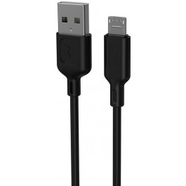   T-PHOX USB Cable to microUSB Fast 3A 1.2m Black (T-M829 Black)