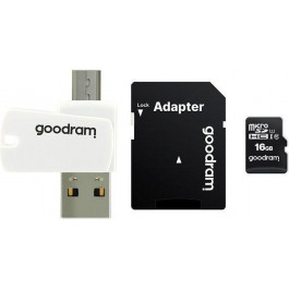   GOODRAM 16 GB microSDHC class 10 UHS-I All-in-One M1A4-0160R12