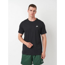   Nike Футболка довга чоловіча  M Nsw Club Tee AR4997-014 M Чорний/Білий/Темно-сірий (0191888659777)